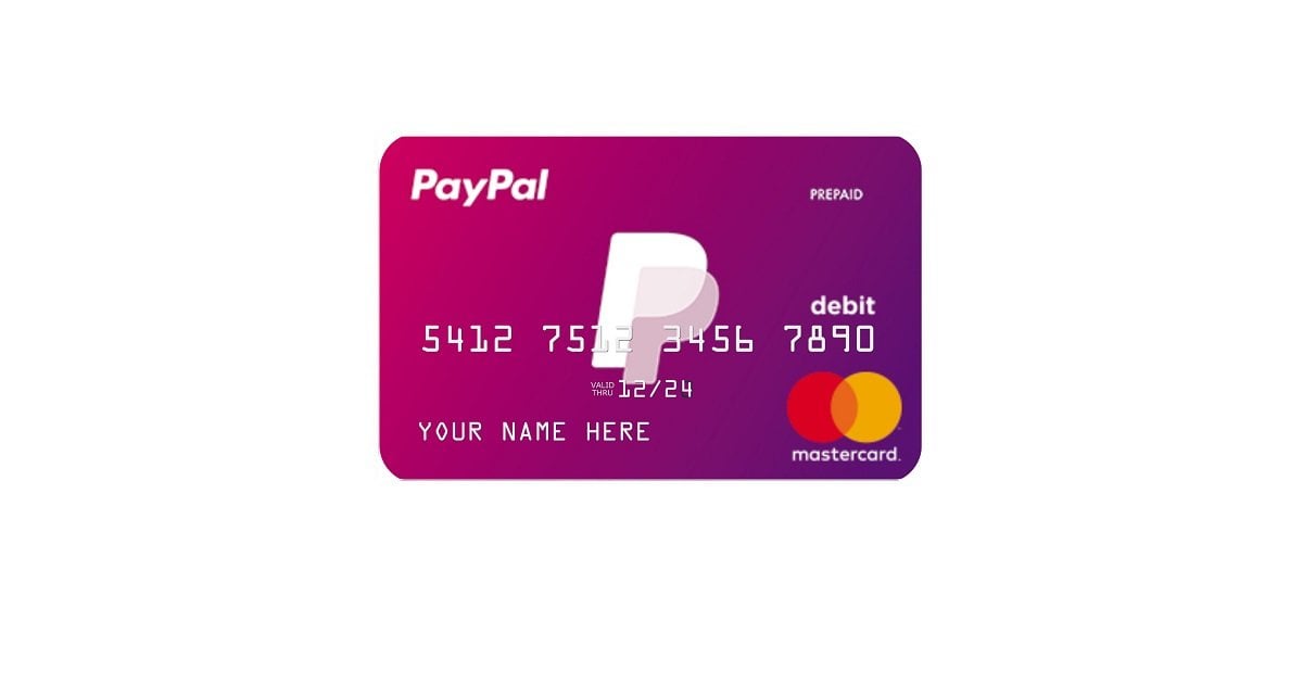 my paypal prepaid card
