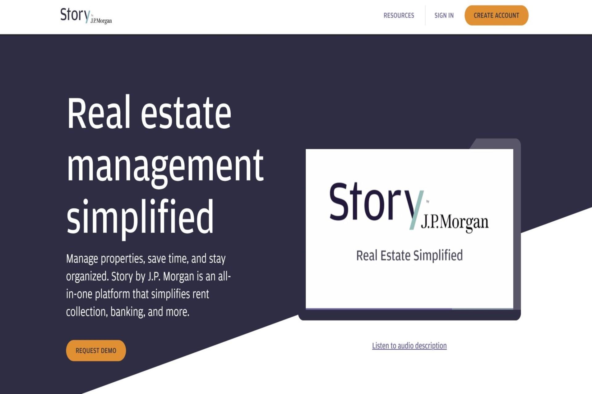 JPMorgan Launching Property Management Portal